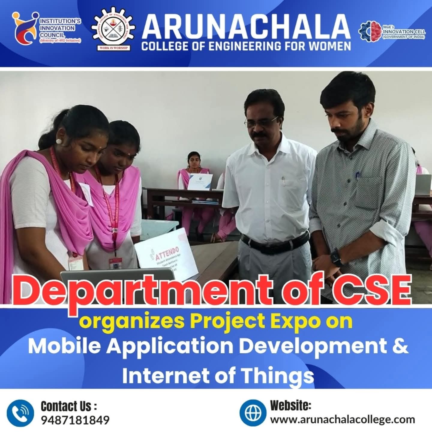 Department of CSE organized Project Expo
